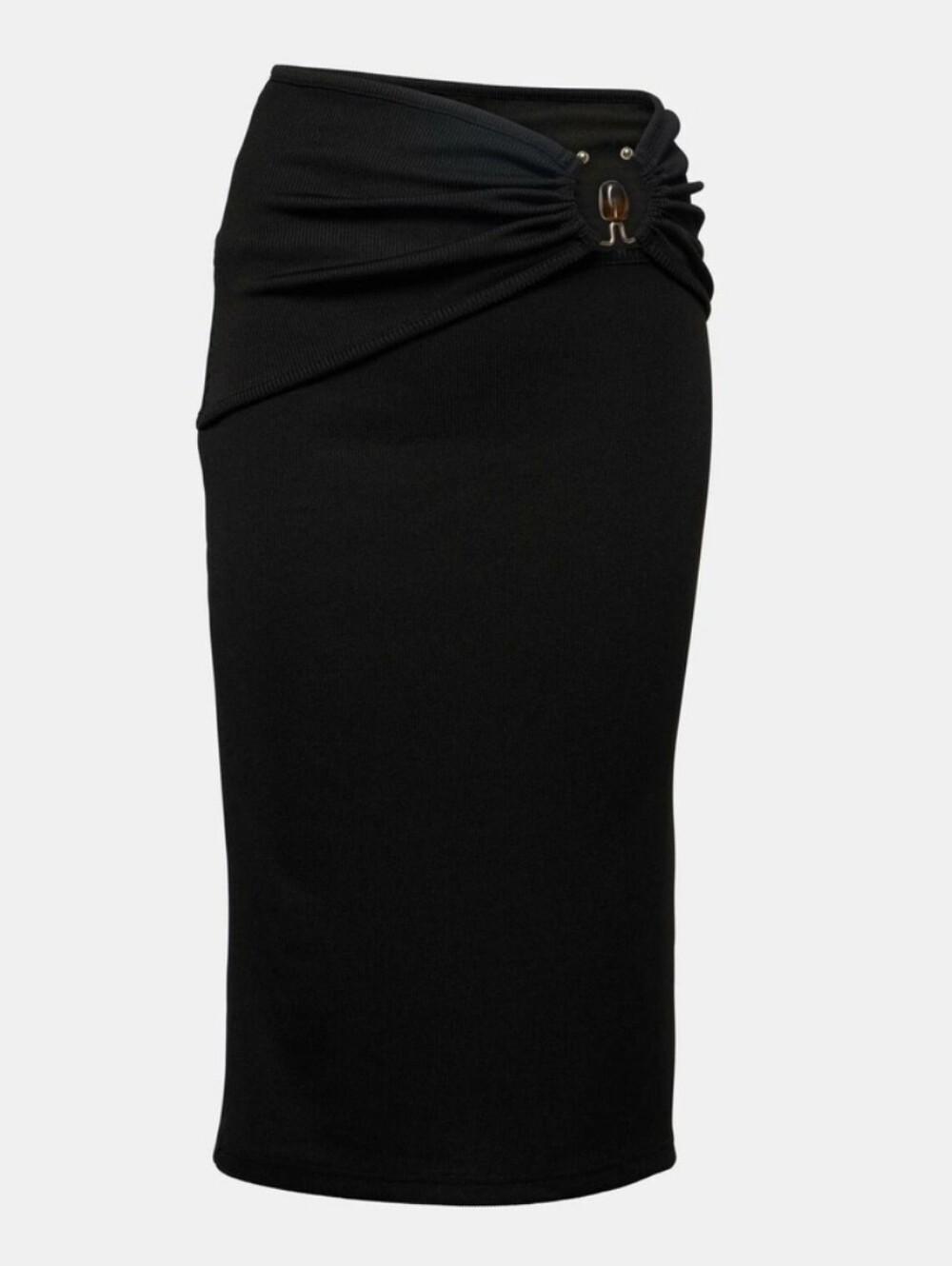 Christopher Esber Orbit ribbed-knit midi skirt Medium/US8/UK12 NWT